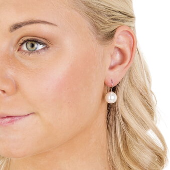 Pearl Pendant 12mm, White