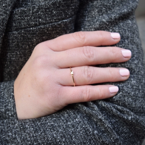 Loving Heart Ring Drop Gold - 2
