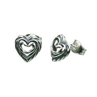 KALEVALA Heart of the House Earring Silver