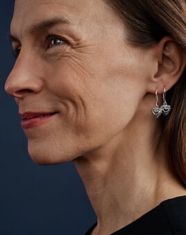 Heart of the House Earring Silver