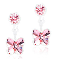 BLOMDAHL Pendant Butterfly 4/5mm, Light Rose