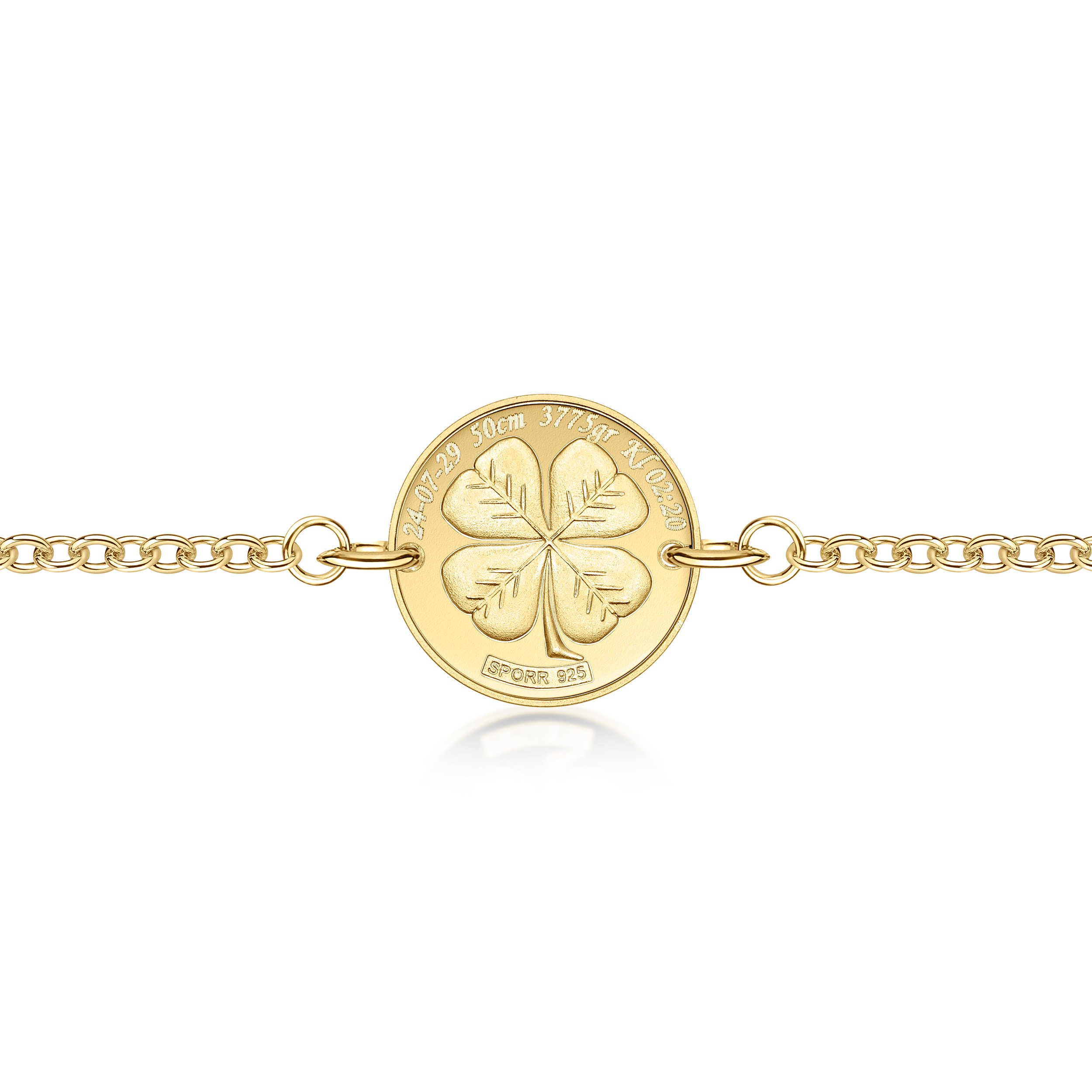 Mom Bracelet Lyckopenningen Gold 18k - 4