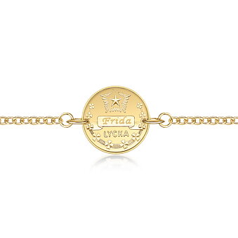 Mamma Armband Lyckopenningen Guld 18k
