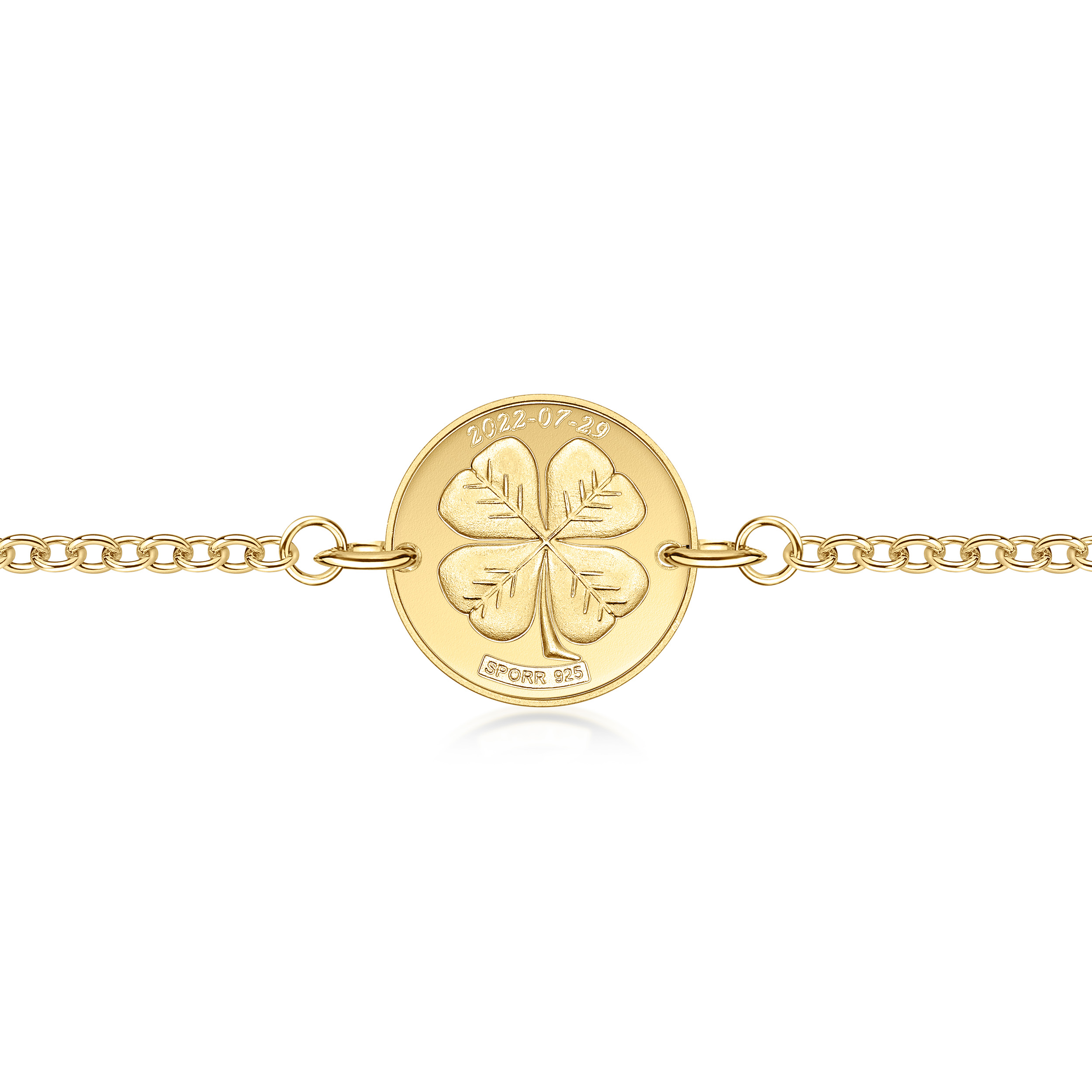 Bracelet Lyckopenningen Child Gold 18k - 2