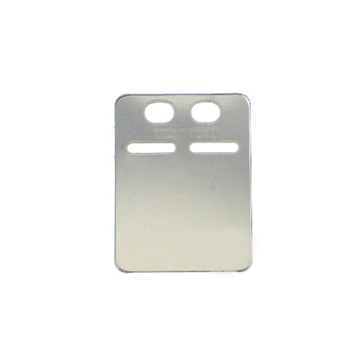 ID bakke hvidguld 13*19mm 18k inkl - 2