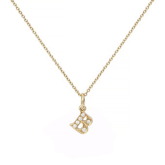 ENGELBERT Love Letter B 18k Guld och Dia