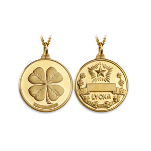 Luckypendant Large in Gold - 4