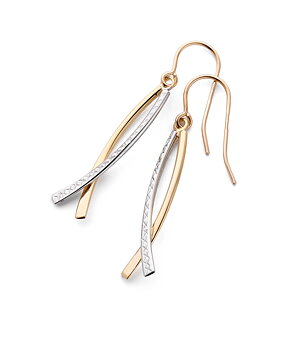 Svedbom Gold Earrings Hanging with Hook