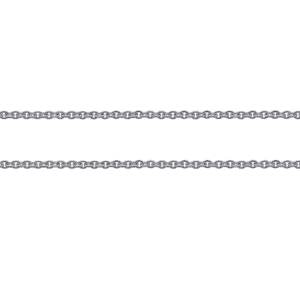 Bohlins Round anchor silver chain 70cm