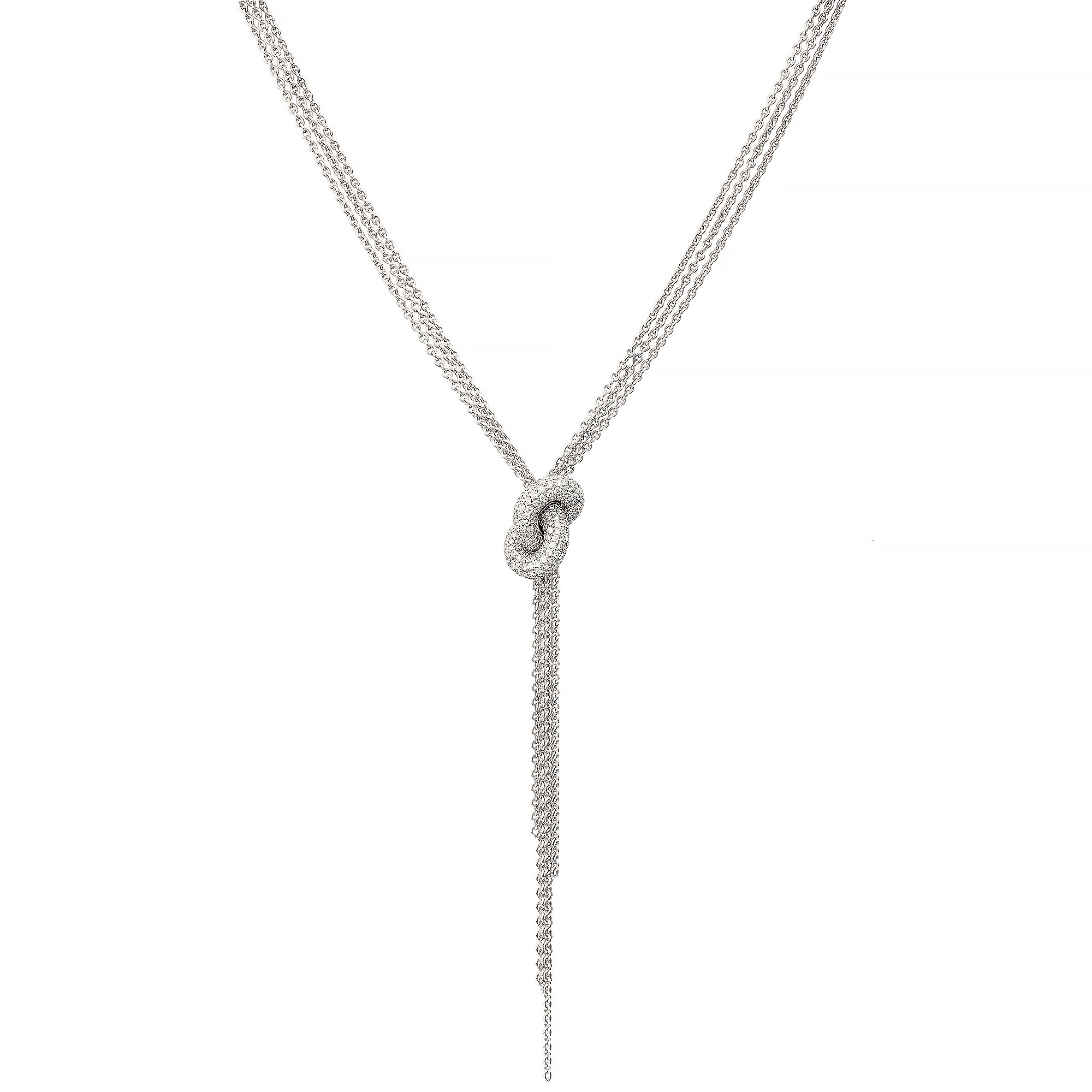 Absolutely Knot Pavé VG Necklace - Jeweller Bohlins