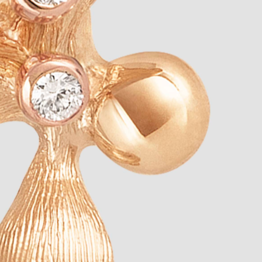 Gipsy Earring Red gold - 5