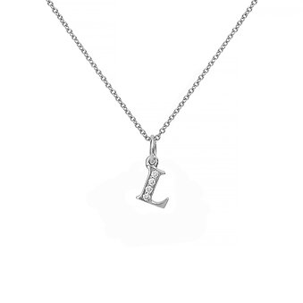 ENGELBERT Love Letter L 18k Vitguld och Dia