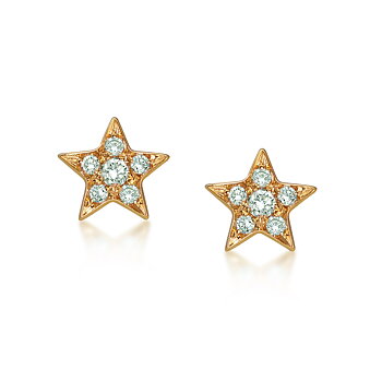 Orion Star øreringe guld diamanter 0,16ct