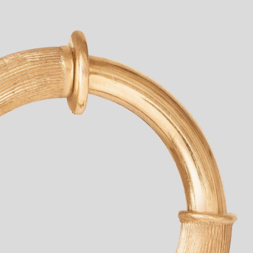 Nature Small Creoles 21 mm - 4