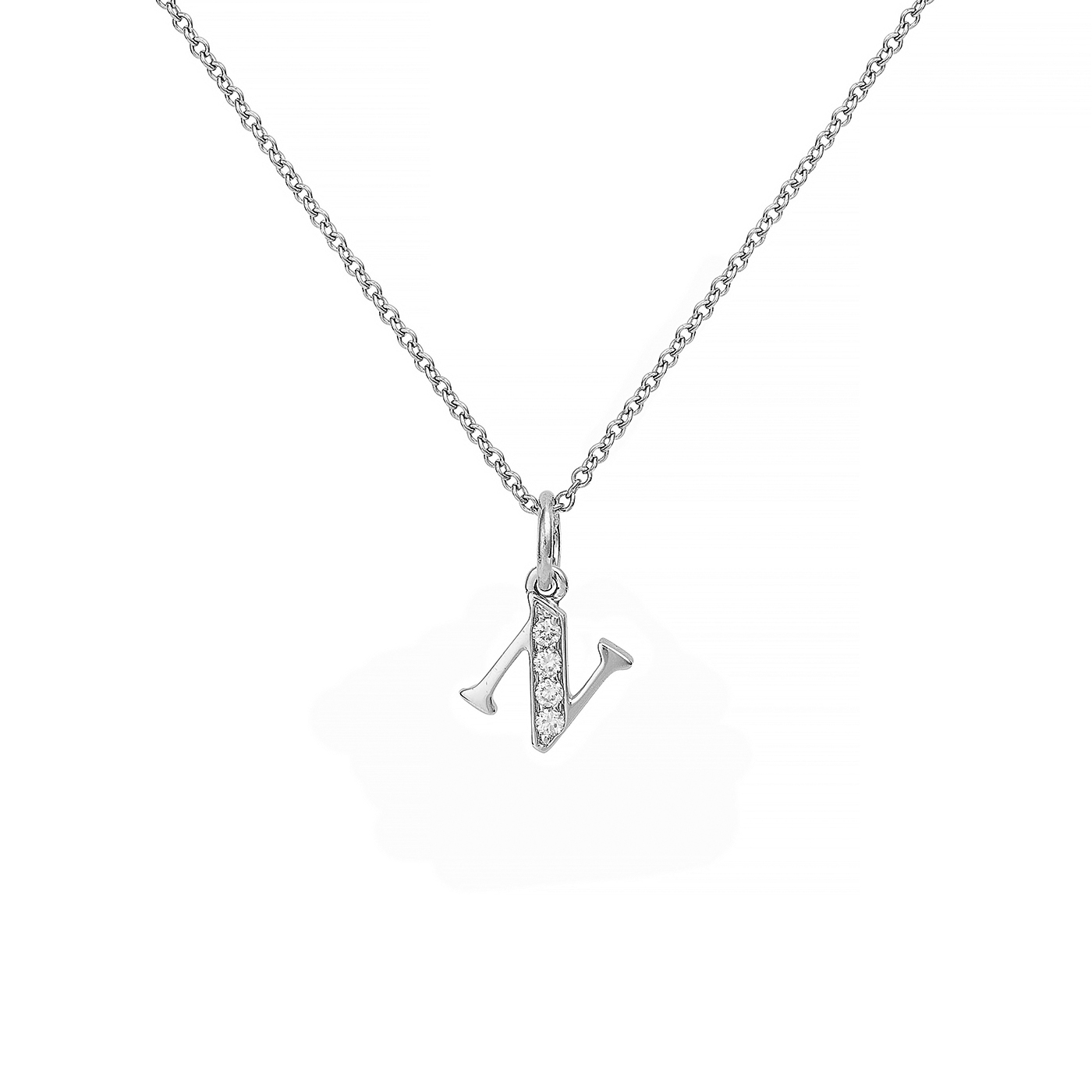 ENGELBERT Love Letter N 18k Vitguld och Dia