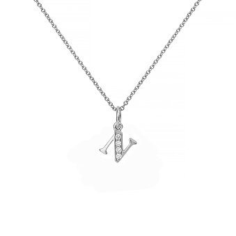 ENGELBERT Love Letter N 18k Vitguld och Dia