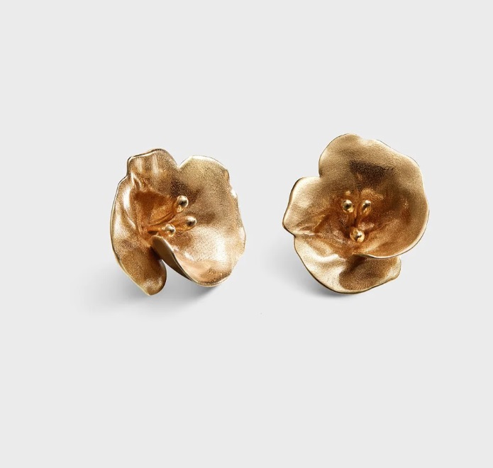 Summer Night Rose Earring Bronze