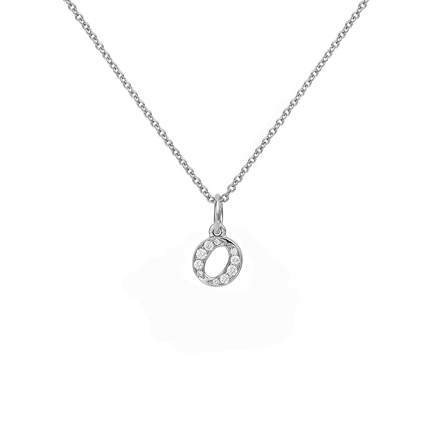 ENGELBERT Love Letter O 18k Vitguld och Dia