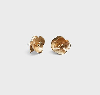 Summer Night Rose Earring Small Bronze
