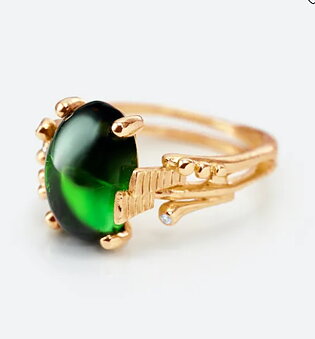 BoHo Ring Lille 18k med turmalin