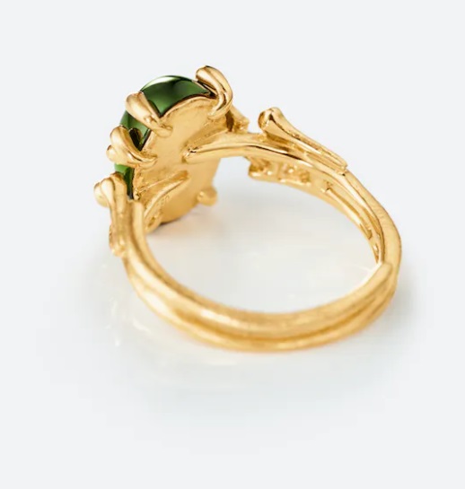 BoHo Ring Klein 18k mit Turmalin - 3