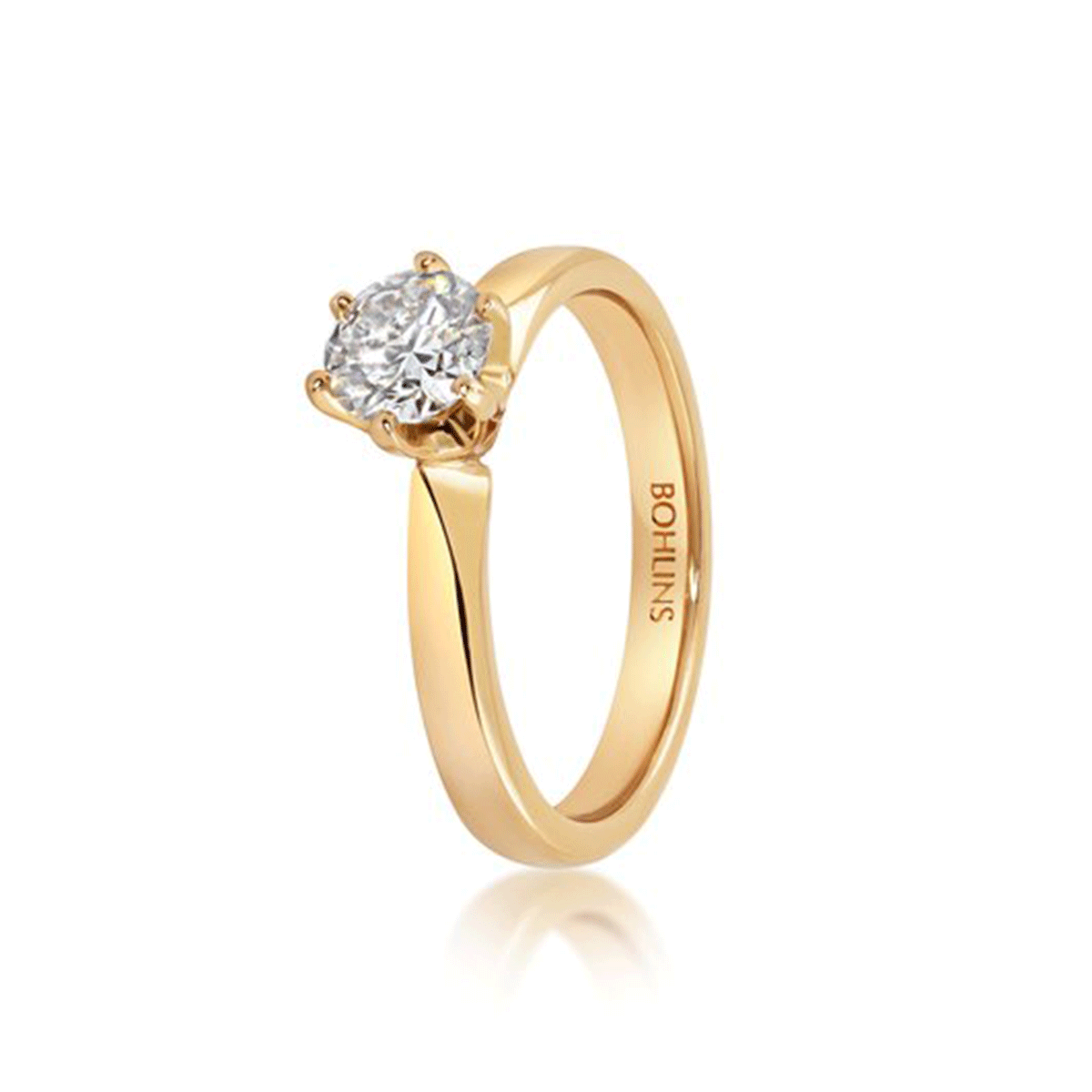 Solitär klassisk Princess 0,50ct
