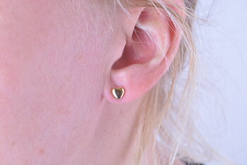 Heart Gold Earrings