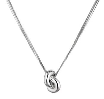 Legacy Knot Gold kaulakoru Iso valkoinen kultaa