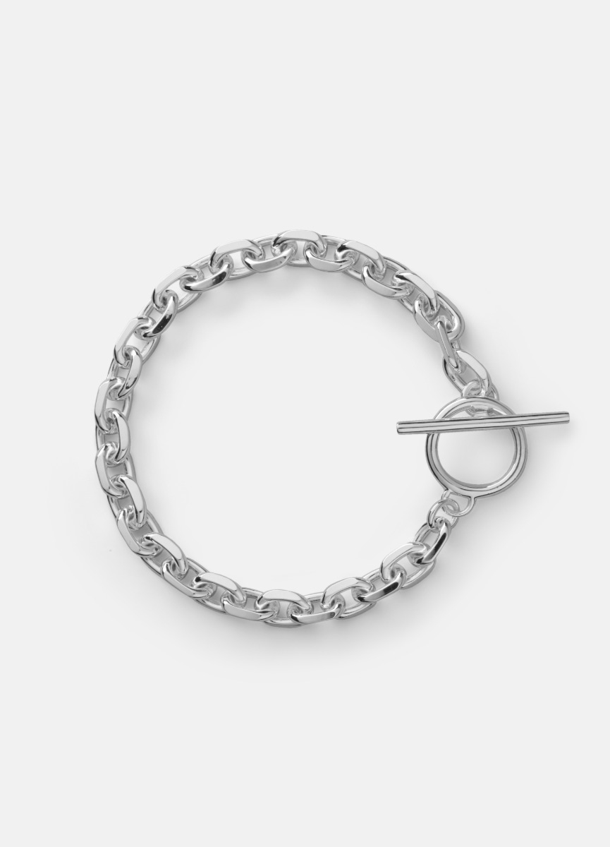 Rannekoru Hopeoitu Unity Chain ilmainen kaiverrus - 3