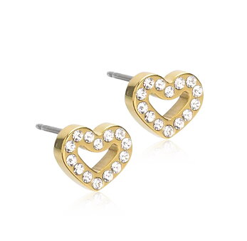 Brilliance Heart Hollow 8mm, Crystal