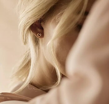 Brilliance Heart Hollow 8mm, Crystal