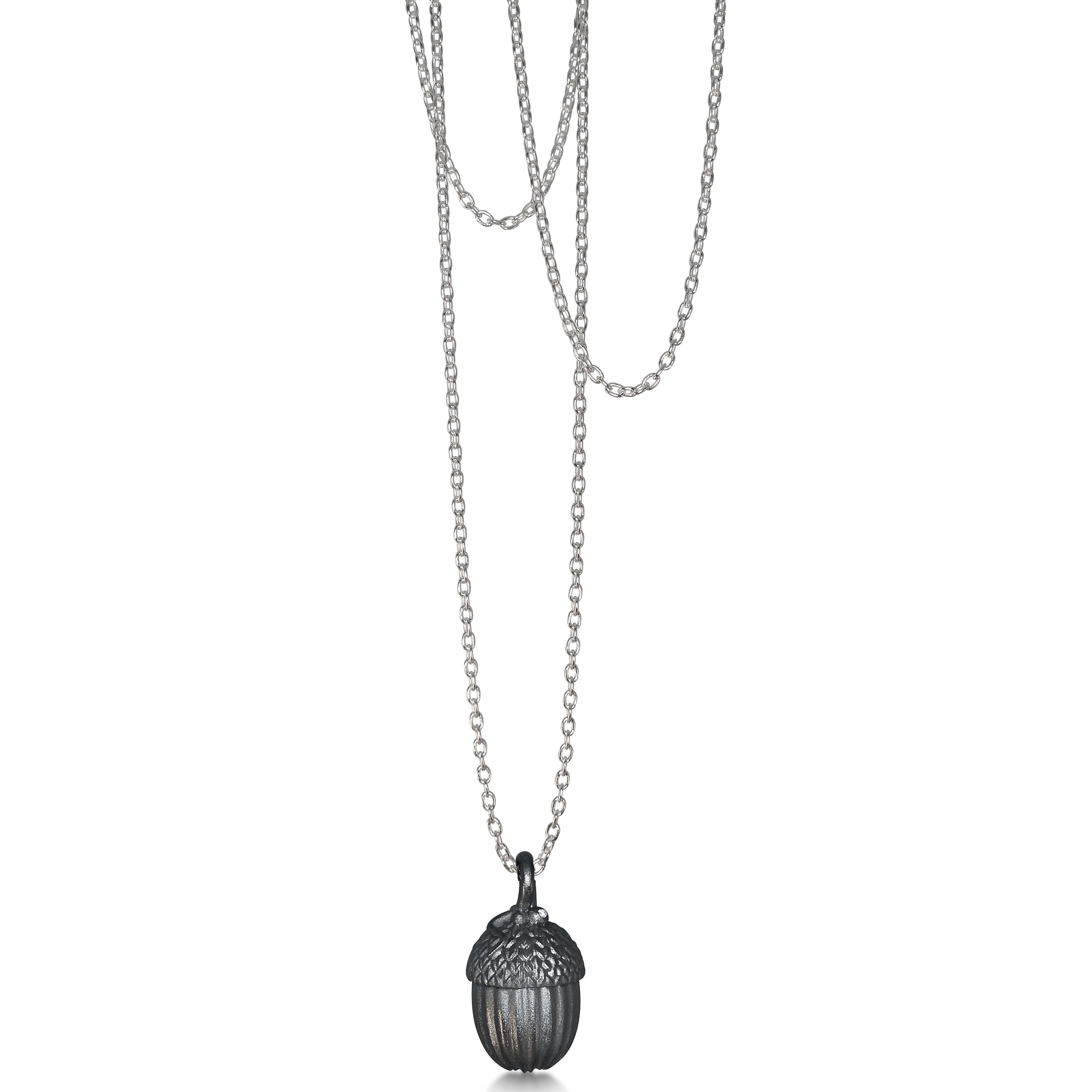 Ekholmen Acorn Necklace Medium Oxidized - 3