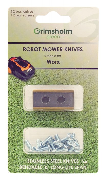 Knivar till Worx 12 pack (Grimsholm Green)