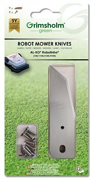 Knivar till AL-KO Robolinho (100, 1100...), 9-pack  (Grimsholm Green)