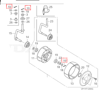 Scherenstift 1,6 x 12mm für Honda Miimo