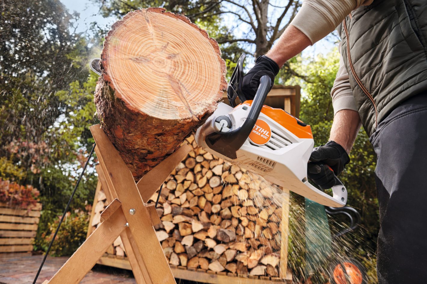 Stihl MSA 80 C-B 1/4" MED BATTERI OCH LADDARE - 6