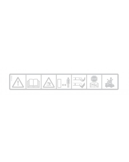 Rear 7 warning sticker