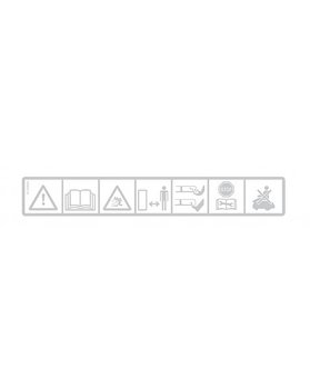 Rear 7 warning sticker