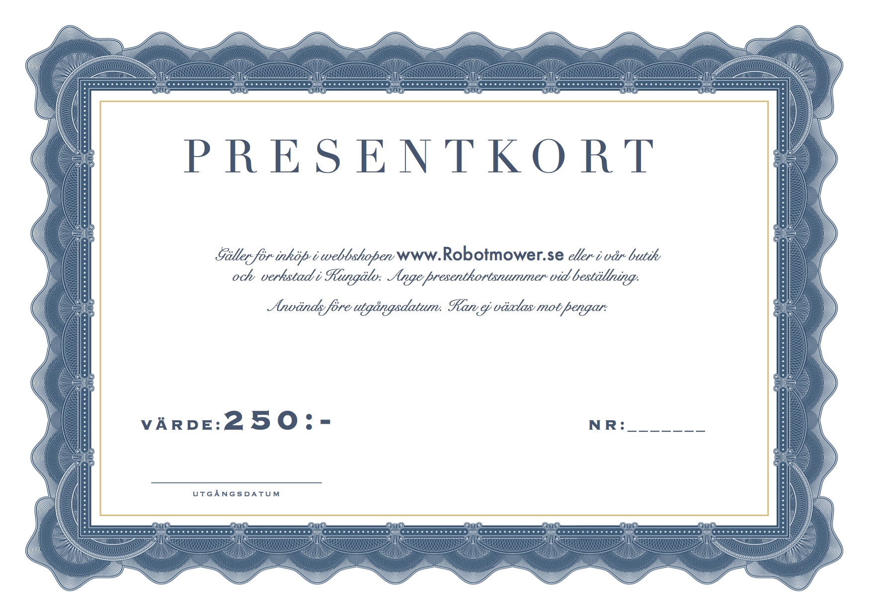 Presentkort - 2