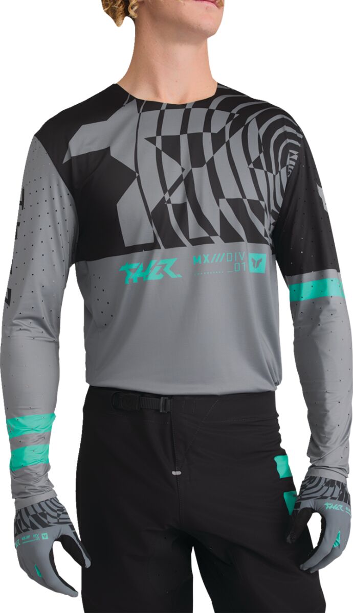 THOR Sportmode Mind Control Crossbyxor Aqua/ Svart/ Charcoal - 6