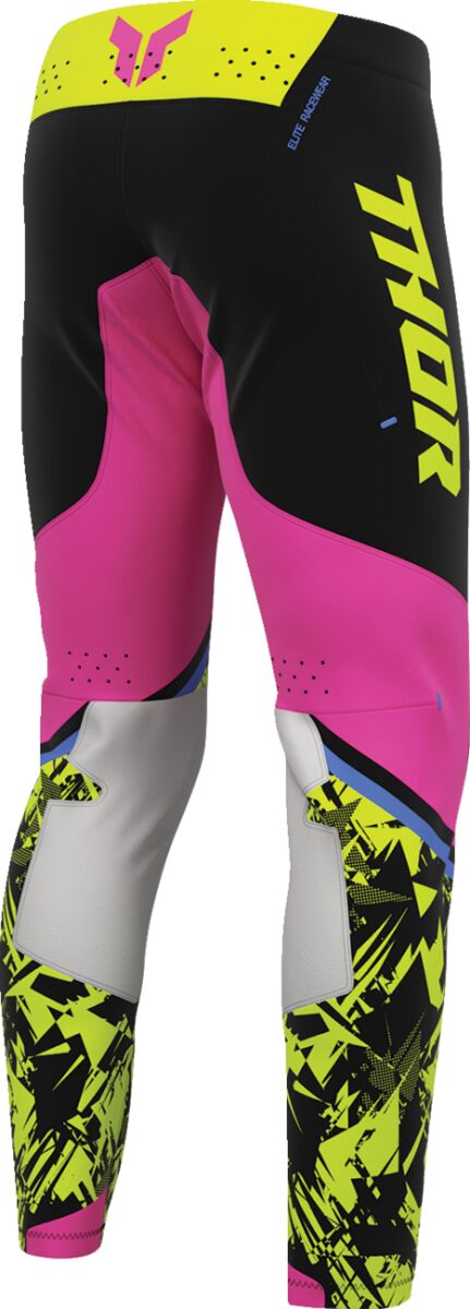 THOR Sportmode Punk'd Crossbyxor Svart/ Fuchsia/ Grå/ Gul - 3