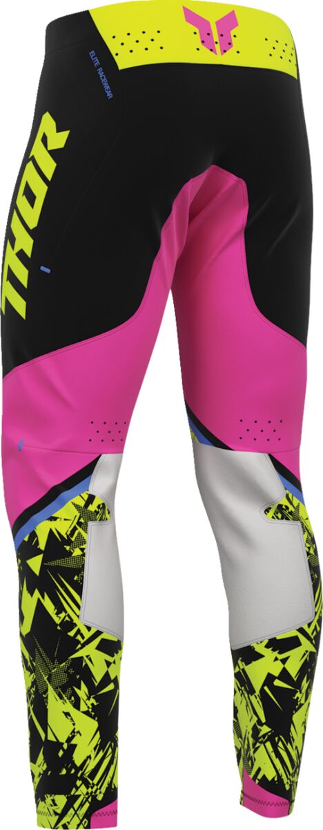 THOR Sportmode Punk'd Crossbyxor Svart/ Fuchsia/ Grå/ Gul - 2