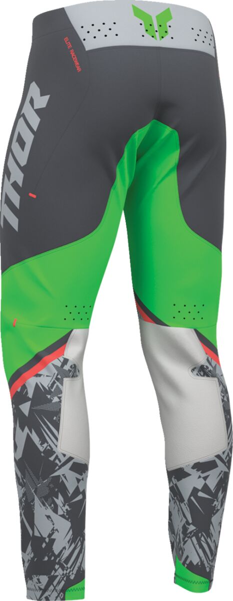 THOR Sportmode Punk'd Crossbyxor Charcoal/ Grön/ Röd - 4