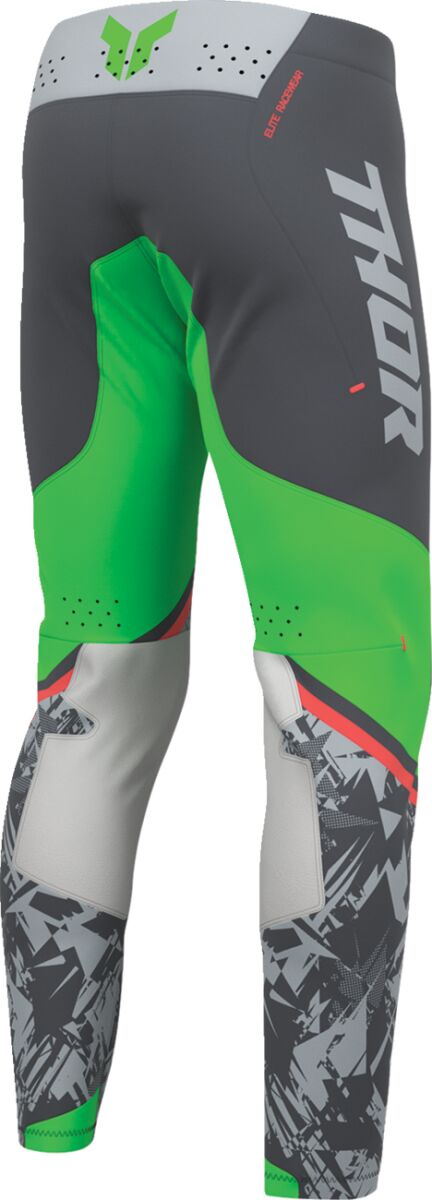 THOR Sportmode Punk'd Crossbyxor Charcoal/ Grön/ Röd - 2