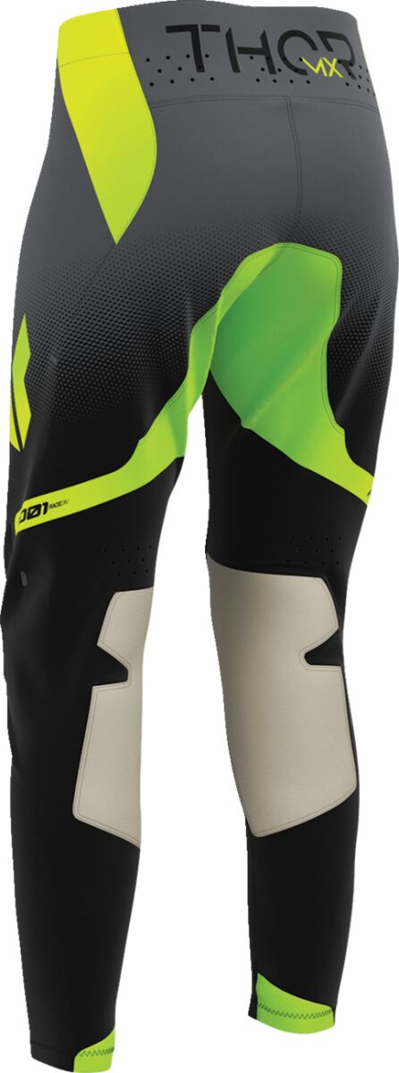 THOR Women's Sportmode Merge Crossbyxor Svart/ Charcoal/ Grön/ Gul - 4