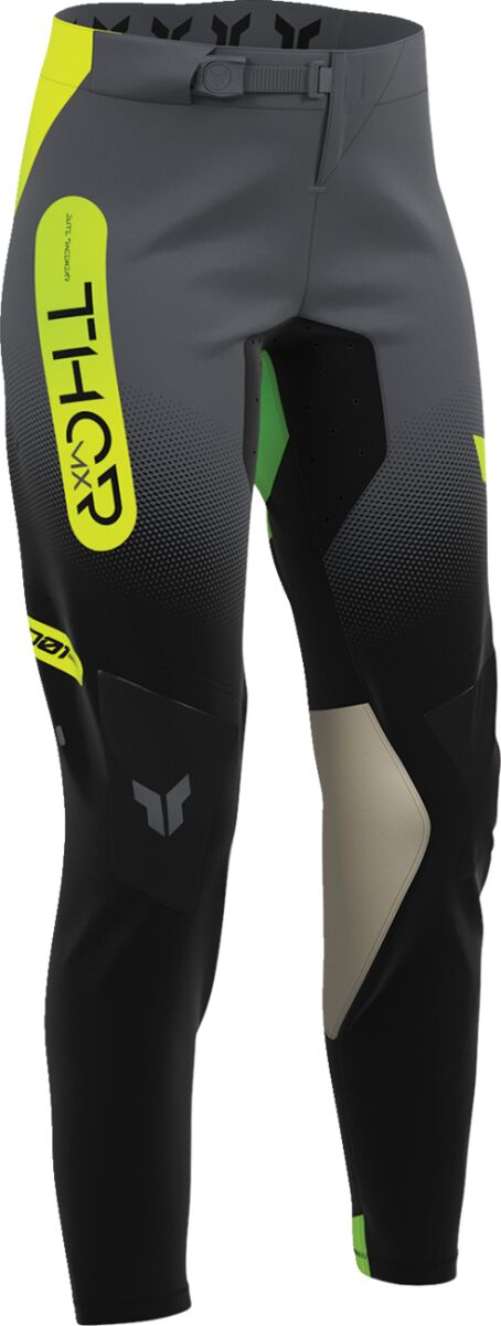 THOR Women's Sportmode Merge Crossbyxor Svart/ Charcoal/ Grön/ Gul
