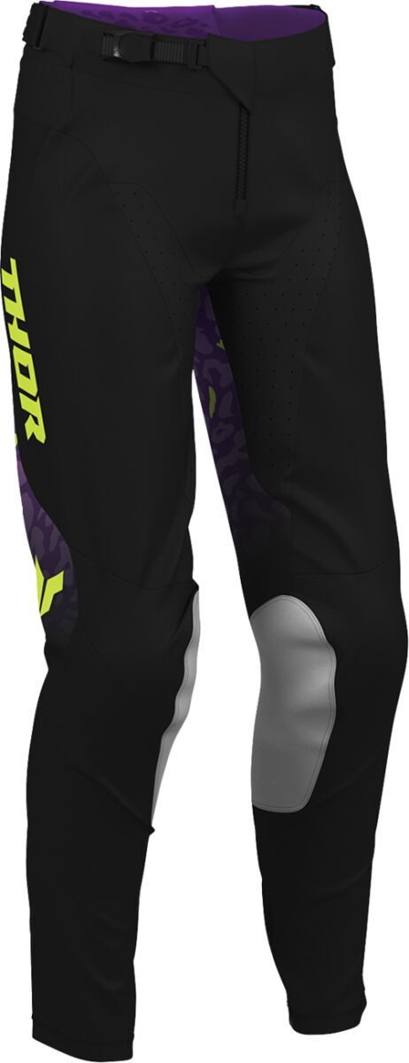 THOR Women's Launchmode Spotted Crossbyxor Svart/ Lila/ Gul