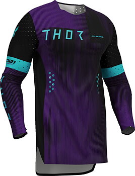 THOR Sportmode Vanish Crosstrøye Svart/ Blå/ Lilla