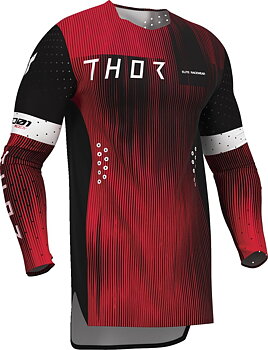 THOR Sportmode Vanish Crosstrøye Svart/ Rød/ Hvit