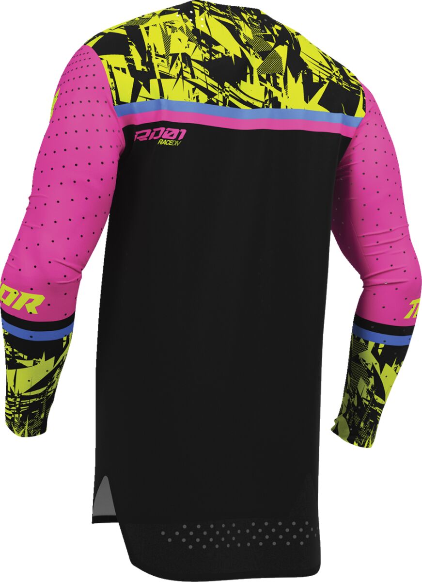 THOR Sportmode Punk'd Crosstrøye Svart/ Blå/ Fuchsia/ Gul - 4